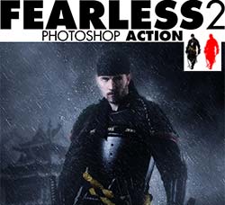 极品PS动作－窗外雨境：Fearless 2 Photoshop Action